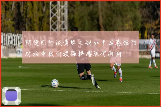 阿德巴约谈黄蜂之战如季后赛强烈对抗中我们顽强拼搏取得胜利